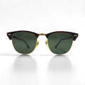 Ray-Ban Clubmaster Half-Rim Sunglasses, Brown, RB3016 W0366 51-21 3N