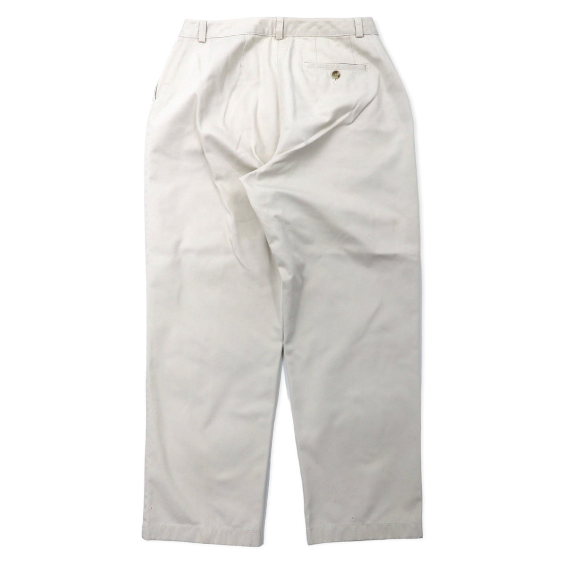L.L.Bean テーパード チノパンツ 12 ベージュ コットン CURVY FIT 0GBV4