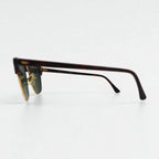 Ray-Ban Clubmaster Half-Rim Sunglasses, Brown, RB3016 W0366 51-21 3N