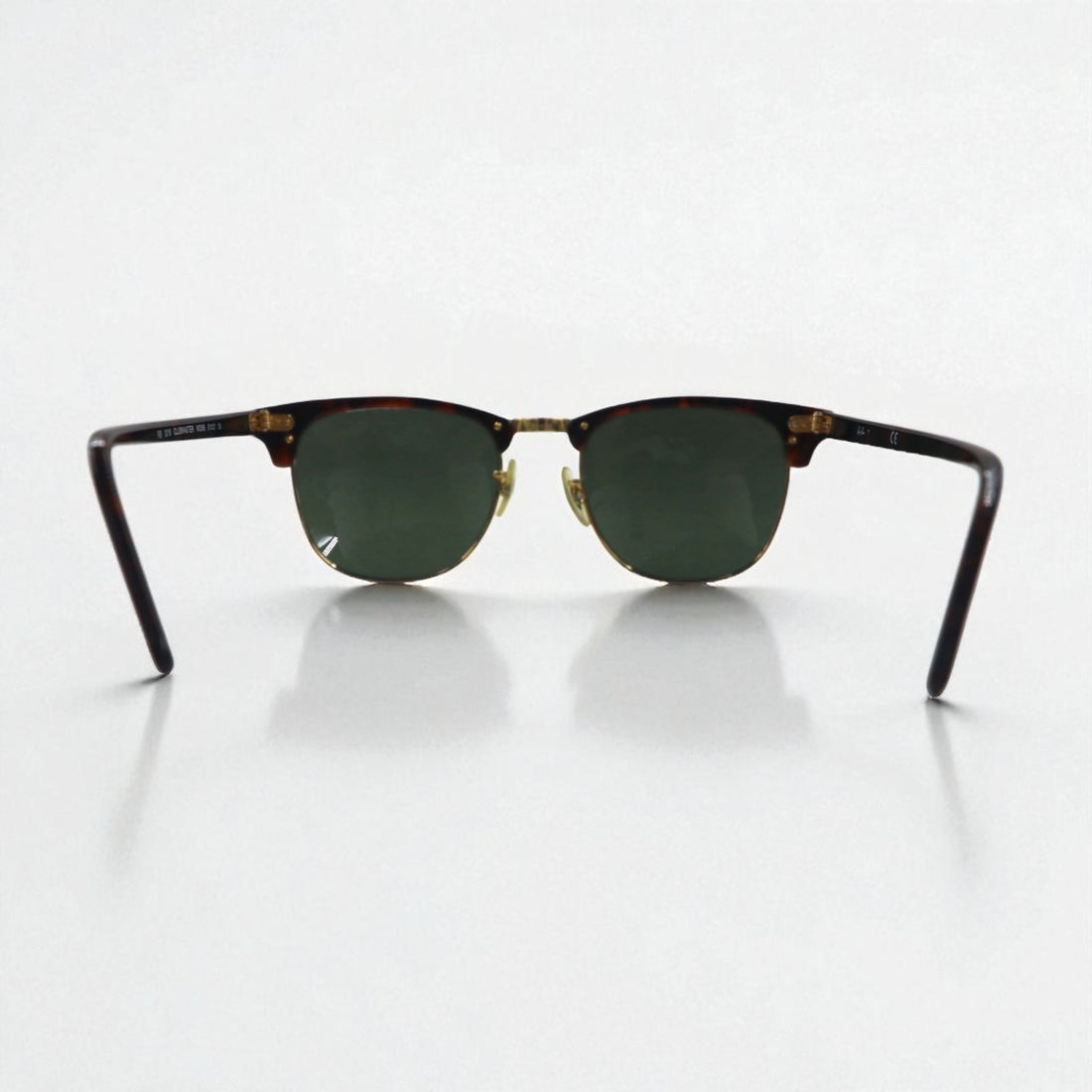 Ray-Ban Clubmaster Half-Rim Sunglasses, Brown, RB3016 W0366 51-21 3N