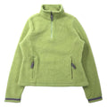 日本然リトテ-古着オンライン-L.L.Bean ハーフジップ ボアフリースジャケット SM グリーン ポリエステル 0BCS9-L.L.Bean Half Zip BOA FLEECE Jacket SM Green Polyester 0BCS9