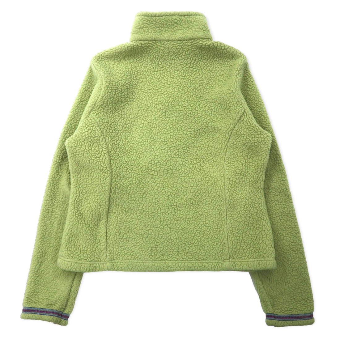 LLBean Half Zip Boa Fleece Jacket SM Green Polyester 0BCS9