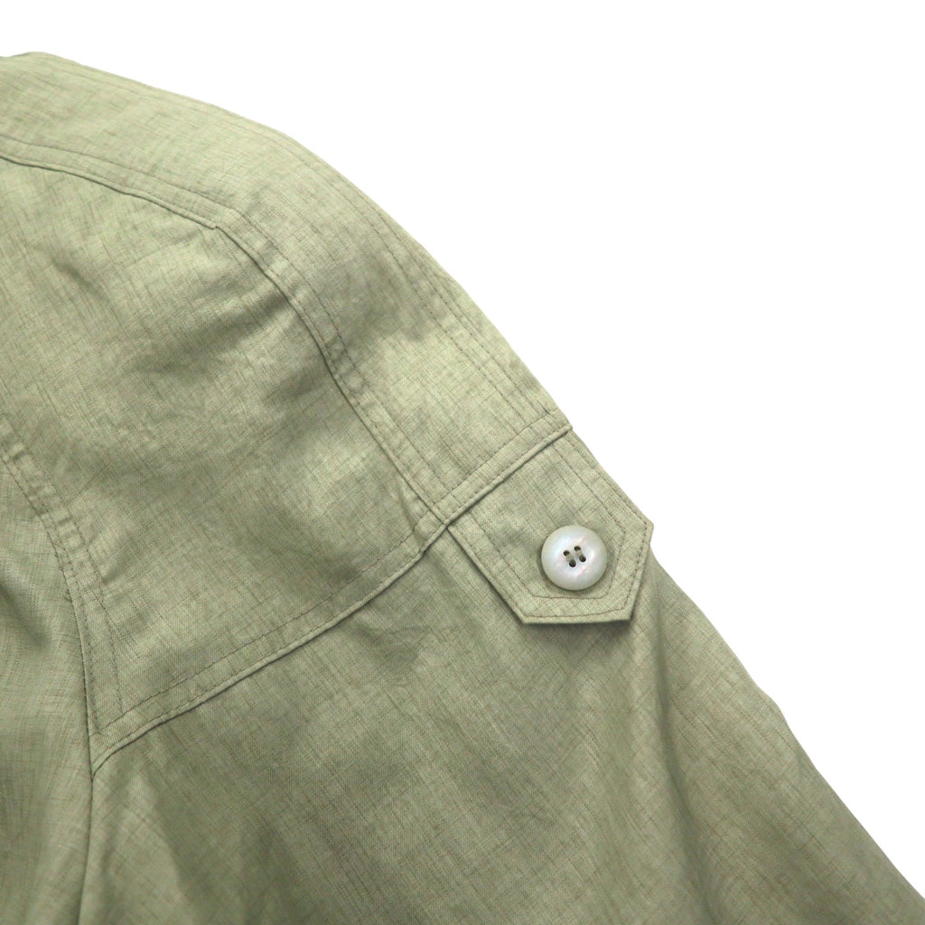 Vintage Trench Coat Collection Elegante Trench Coat L Khaki Belted DIVISIN OF THUNDER BAY