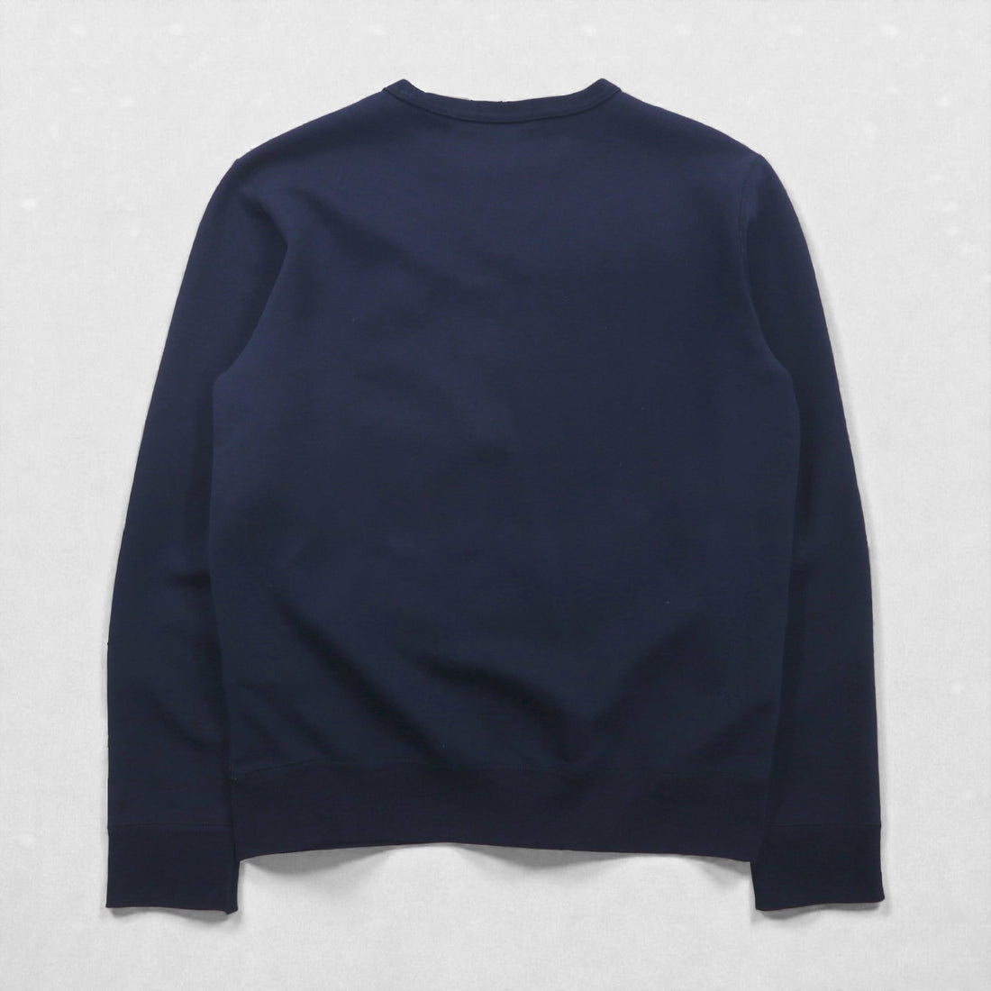 Polo Ralph Lauren Big Pony Embroidery Front V Sweatshirt S Navy Cotton
