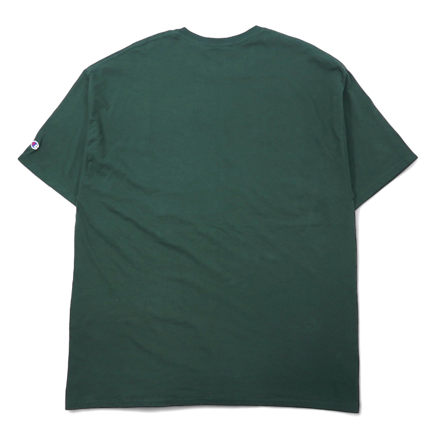 Champion カレッジ プリント Tシャツ 2XL グリーン コットン WILLIAM & MARY ビッグサイズ エルサルバドル製 未使用品