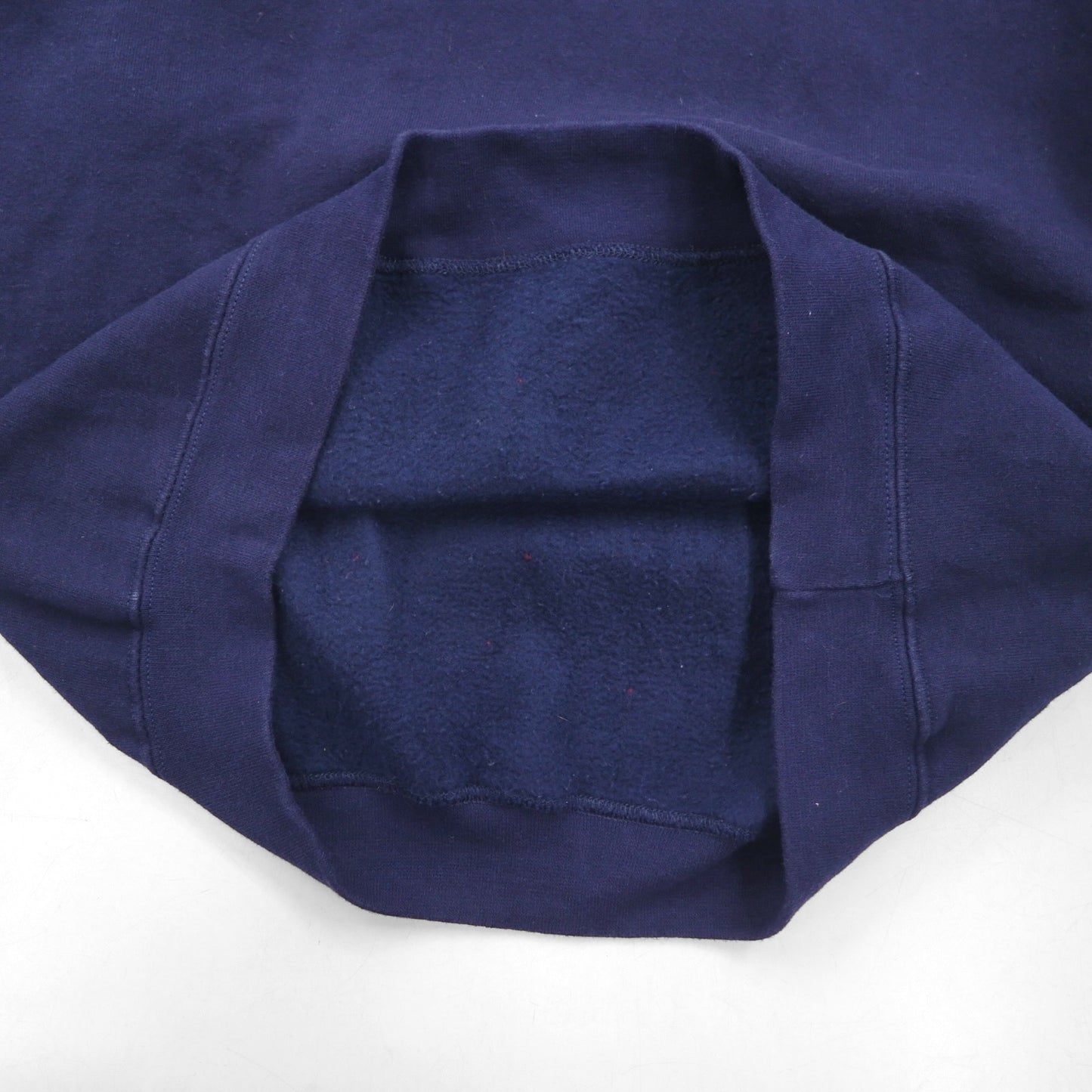 SANTEE 90s USA VintageSweatshirt ブランク ヘビーウェイト 前V スウェット トレーナー L ネイビー 無地 90年代 USA製