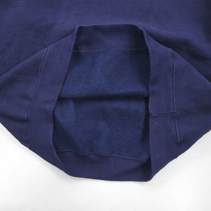 SANTEE 90s USA VintageSweatshirt ブランク ヘビーウェイト 前V スウェット トレーナー L ネイビー 無地 90年代 USA製