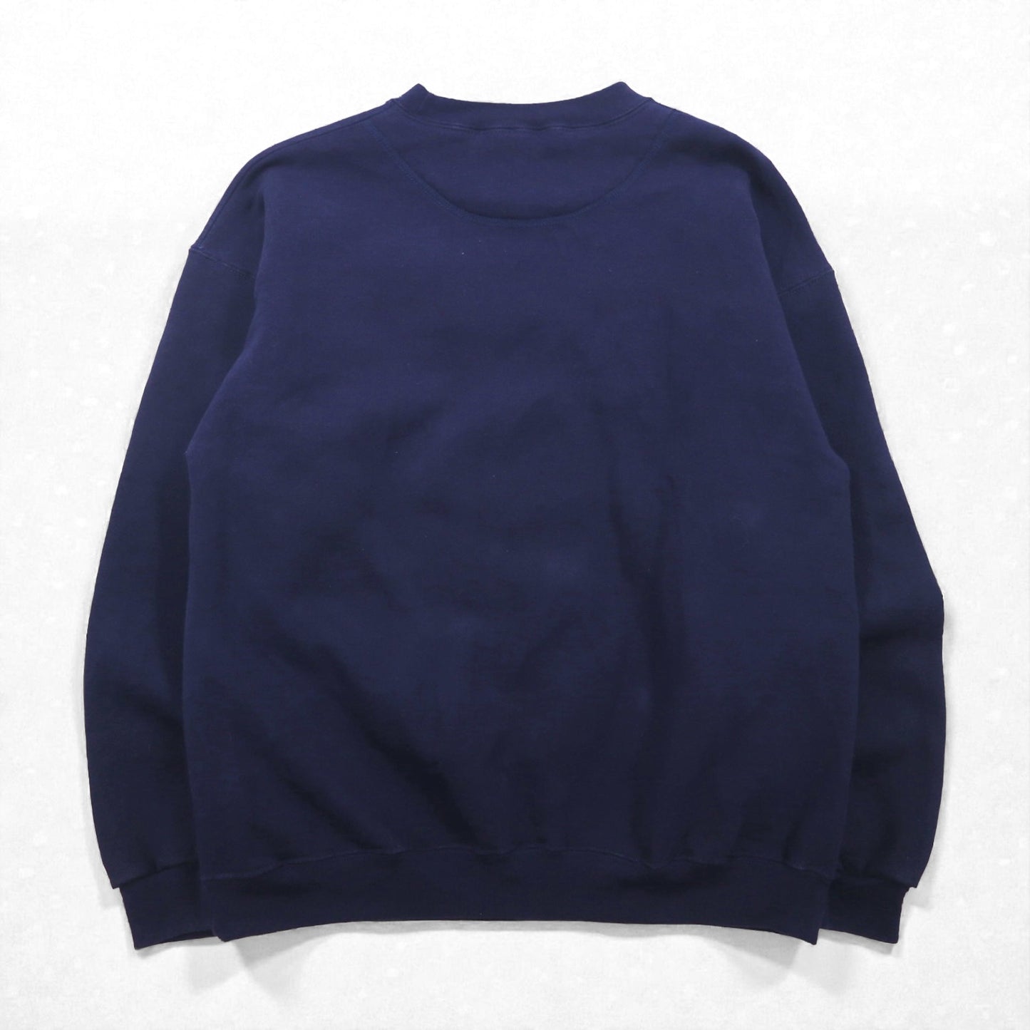 SANTEE 90s USA VintageSweatshirt ブランク ヘビーウェイト 前V スウェット トレーナー L ネイビー 無地 90年代 USA製