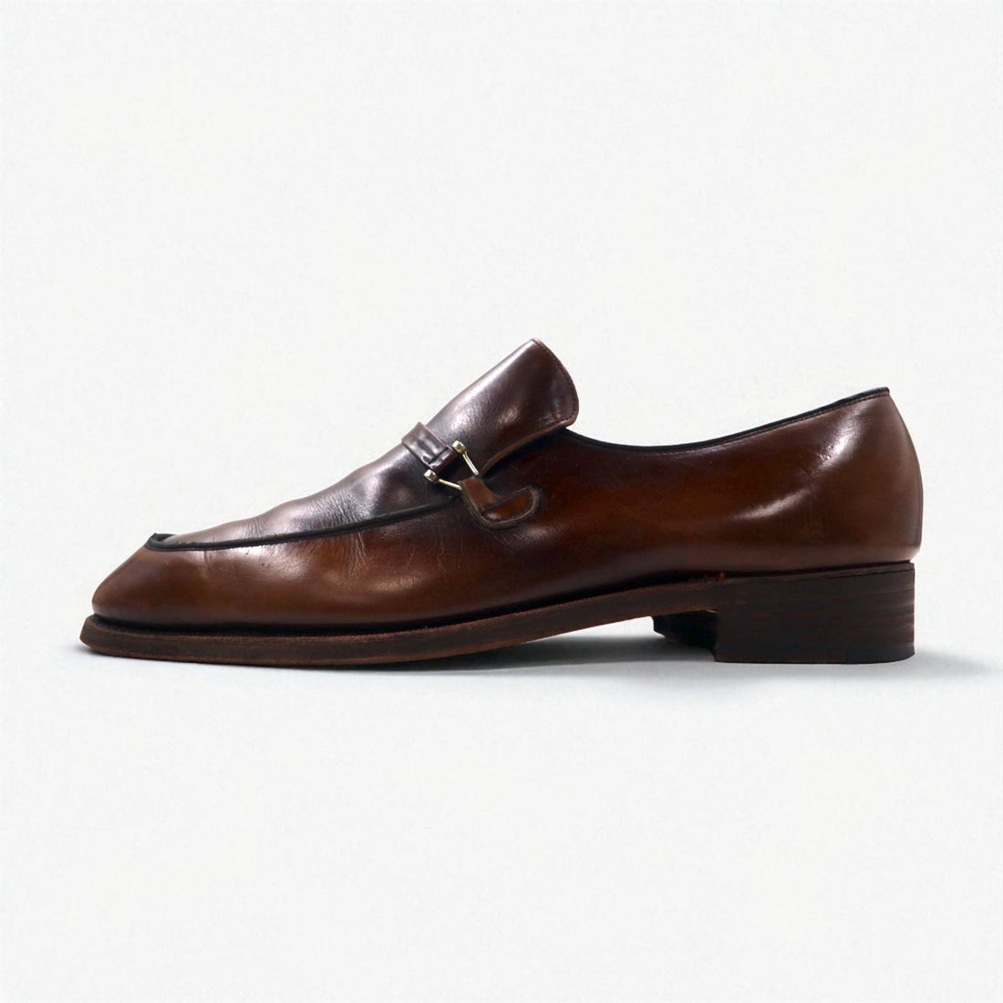 Church's Made in England 1970s Horsebit Loafer Slip-On Dress Shoes, Size 28cm, Leather, Custom Grade, Nitto City