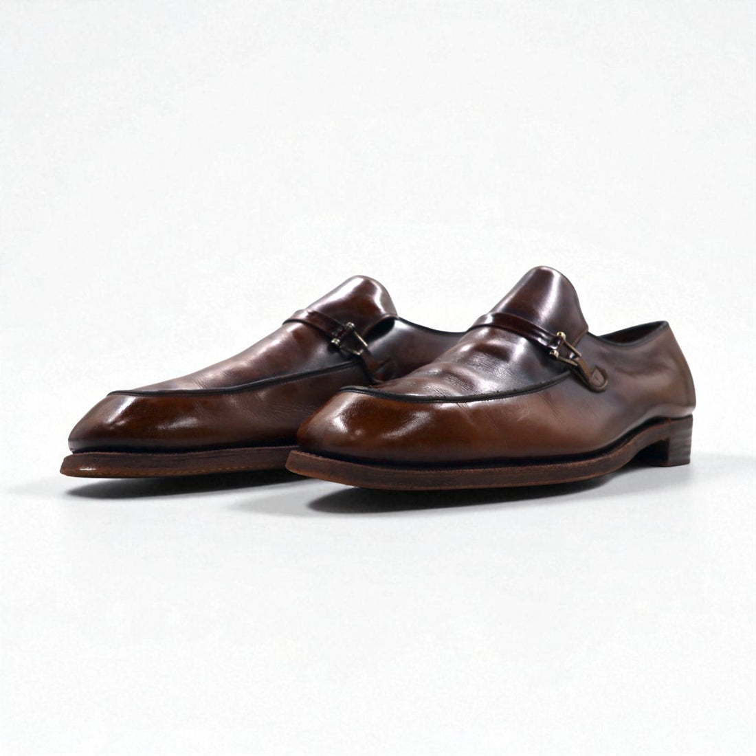 Church's Made in England 1970s Horsebit Loafer Slip-On Dress Shoes, Size 28cm, Leather, Custom Grade, Nitto City