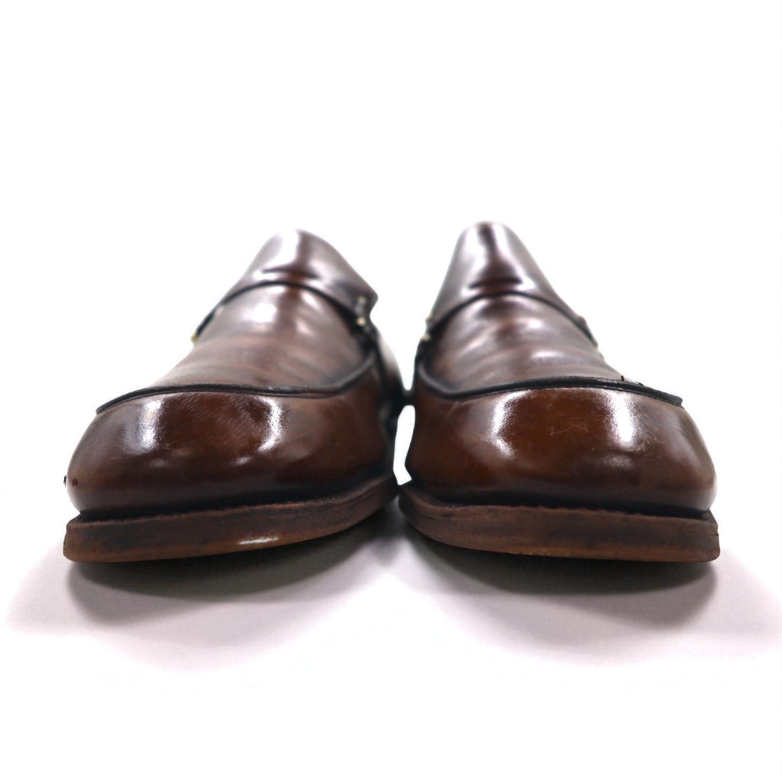 Church's Made in England 1970s Horsebit Loafer Slip-On Dress Shoes, Size 28cm, Leather, Custom Grade, Nitto City