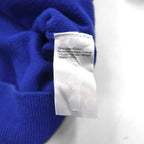 LACOSTE ハーフジップ  ニット セーター L ブルー コットン AH9433