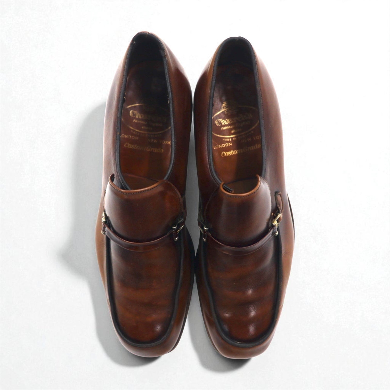 Church's Made in England 1970s Horsebit Loafers, Slip-On Dress
