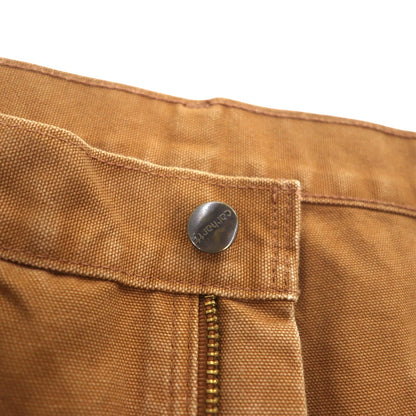 carhartt ルーズフィット ダック ペインターパンツ L ブラウン ウォッシュド B11-BRN メキシコ製