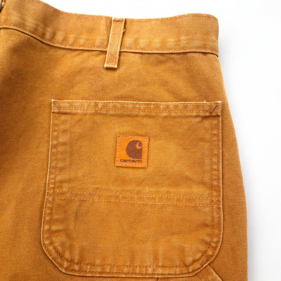 Carhartt Loose Fit Duck Painter Pants L Brown Washed B11-BRN Made in Mexico