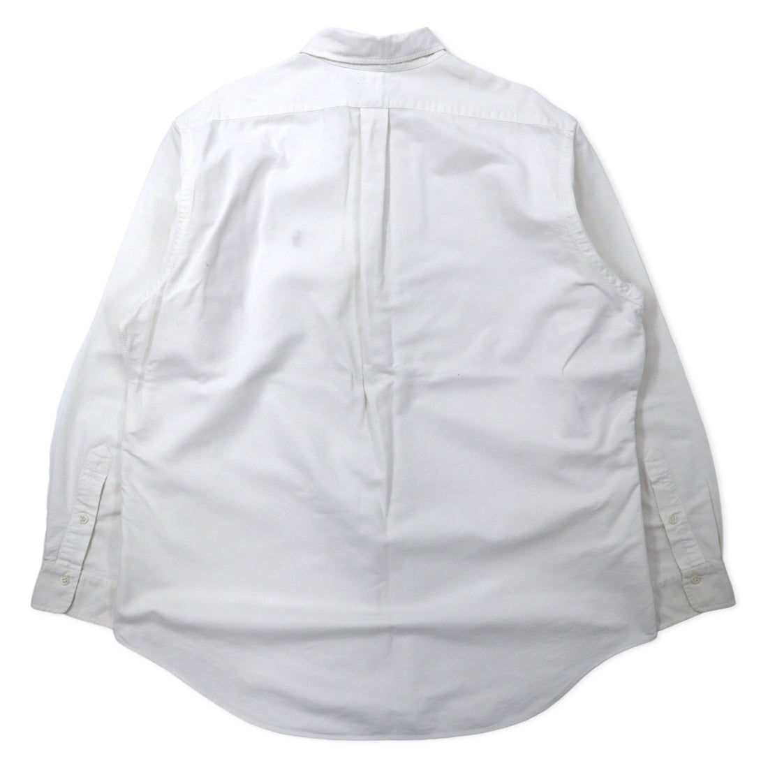 Ralph Lauren Oxford Button-Down Shirt, 17.5-35, White Cotton, Small Pony Embroidery, Big Size