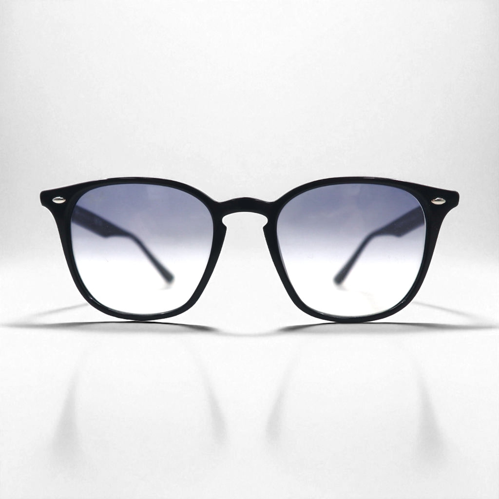 Ray-Ban Wellington Sunglasses, Black, RB4258-F, 601/19, 52-20, 1N, Made in Italy