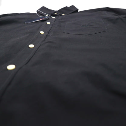 CHAPS Ralph Lauren ボタンダウン シャツ L ブラック エルボーパッチ 未使用品