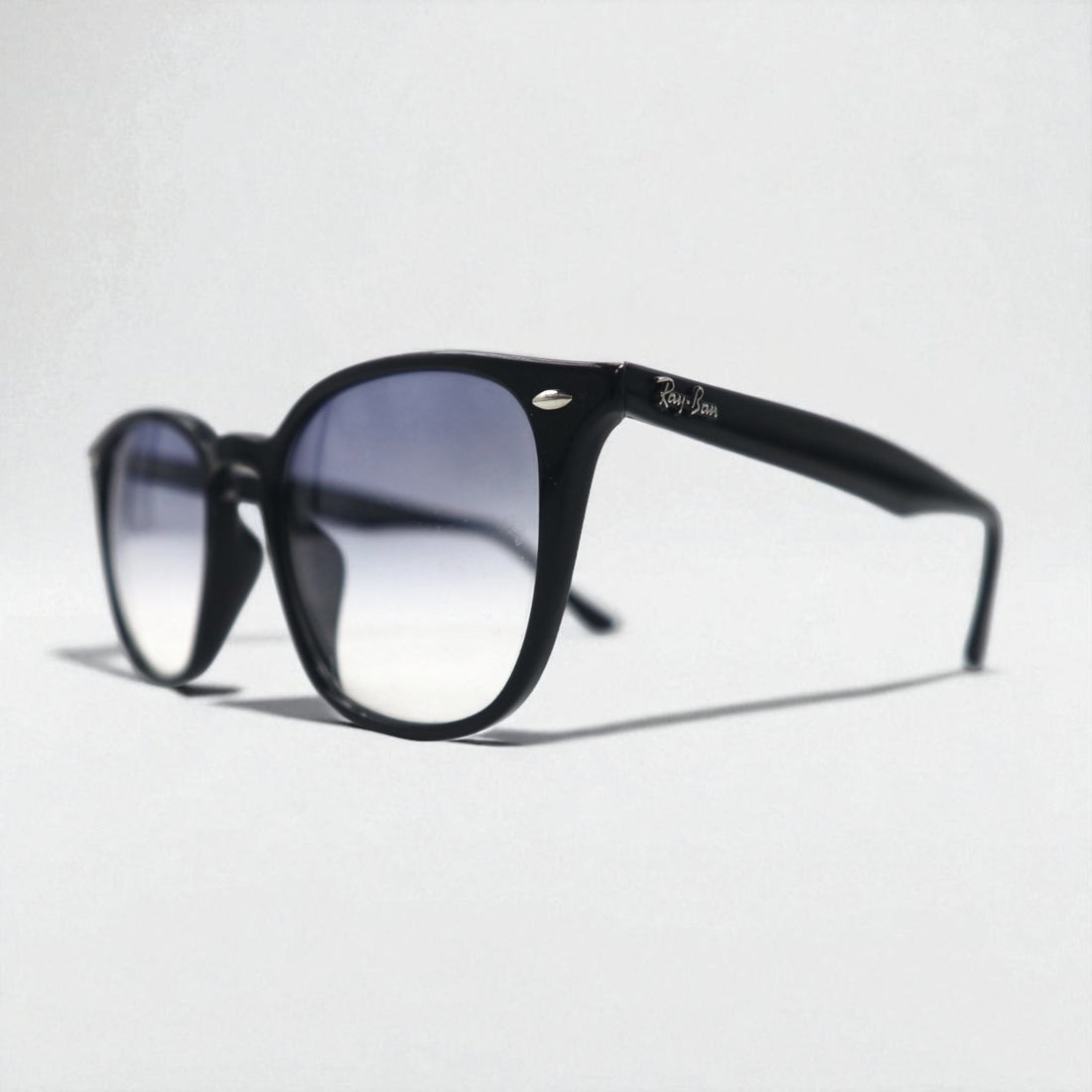 Ray-Ban Wellington Sunglasses, Black, RB4258-F, 601/19, 52-20, 1N, Made in Italy