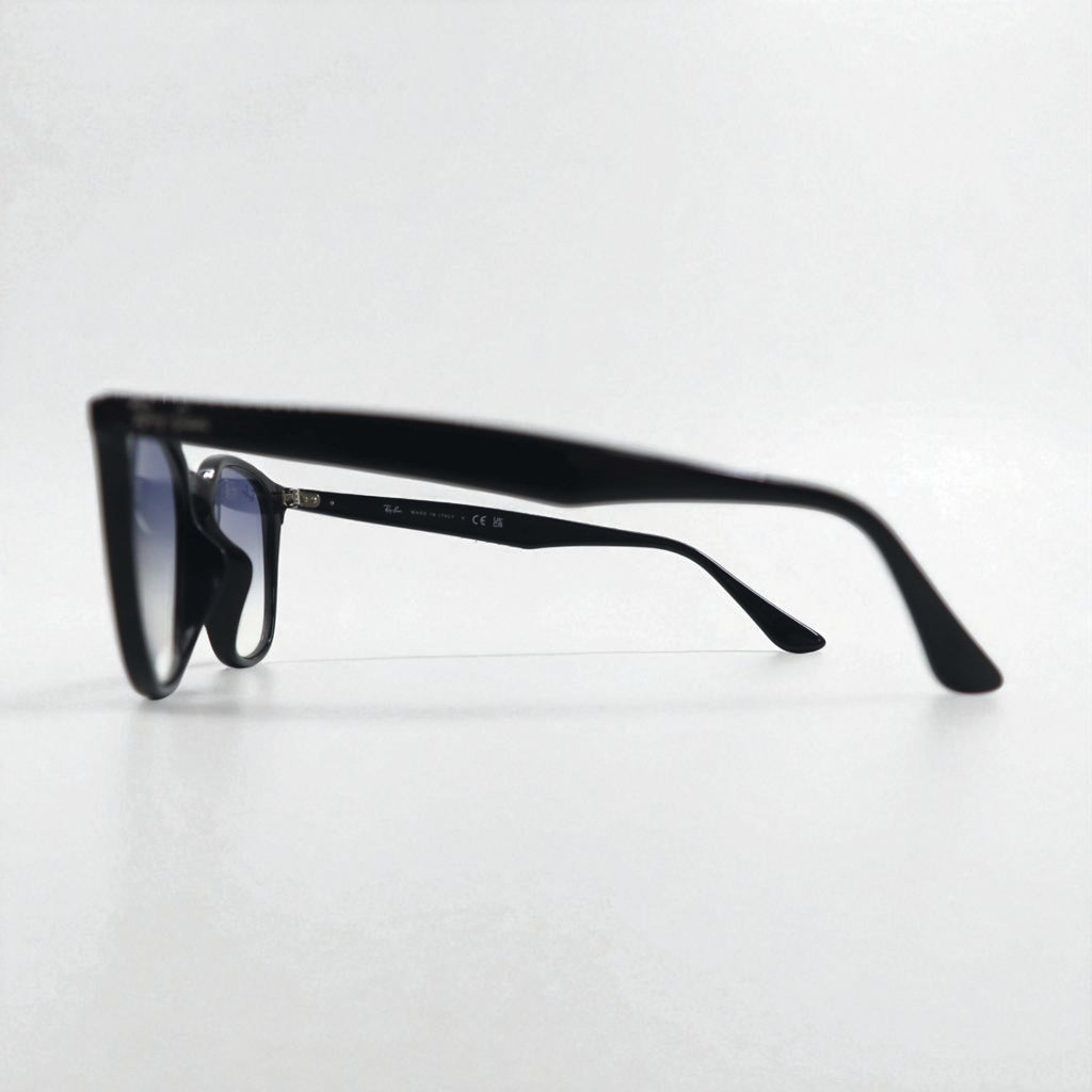 Ray-Ban Wellington Sunglasses, Black, RB4258-F, 601/19, 52-20, 1N, Made in Italy