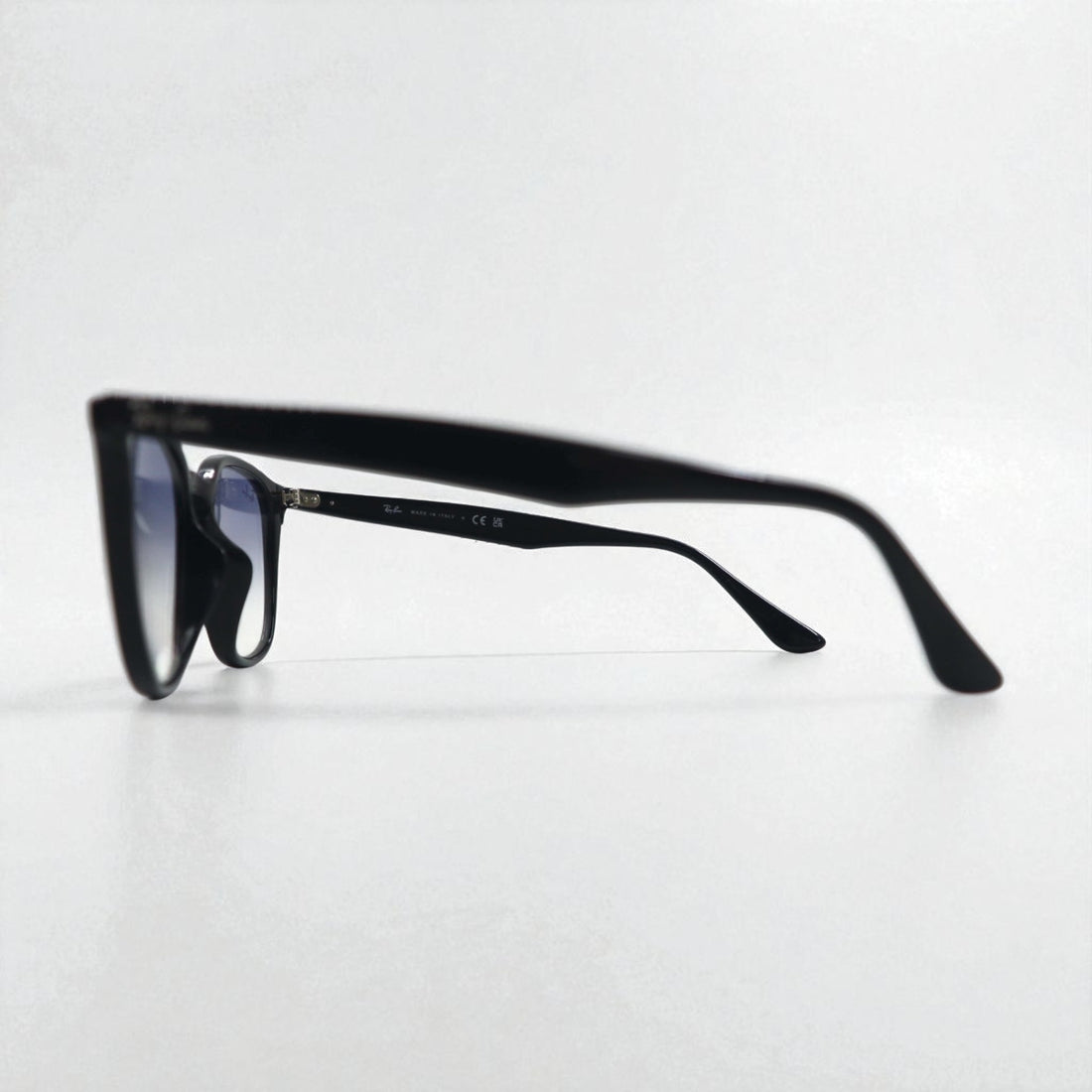 Ray-Ban Wellington Sunglasses, Black, RB4258-F, 601/19, 52-20, 1N, Made in Italy