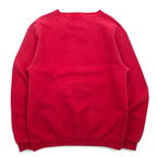 Lee 90s USA Made Premium Cotton Sweatshirt L Red Cotton Embroidery Arch SANIBEL ISLAND