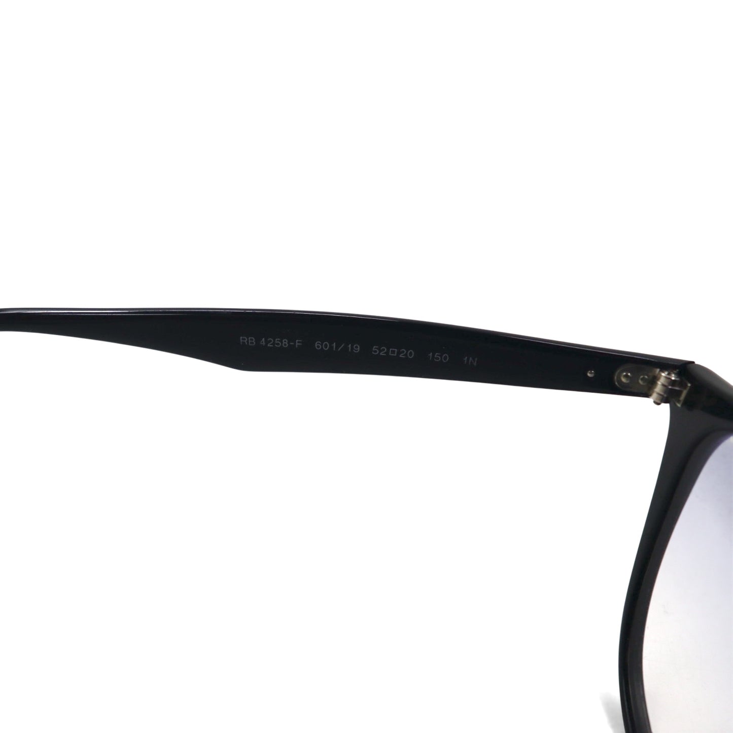 Ray-Ban ウェリントン サングラス ブラック RB4258-F 601/19 52-20 1N イタリア製