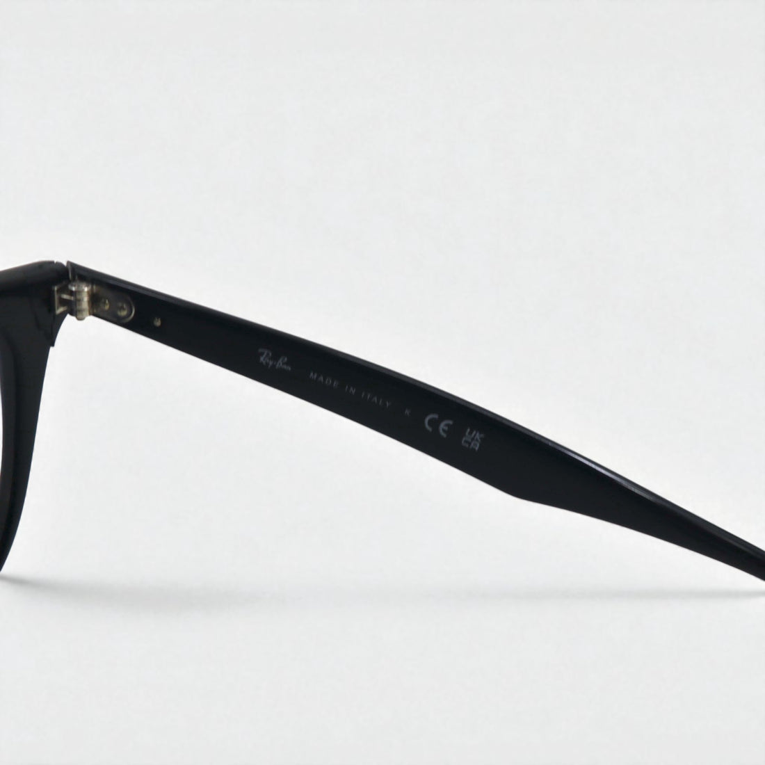 Ray-Ban Wellington Sunglasses, Black, RB4258-F, 601/19, 52-20, 1N, Made in Italy