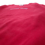 Lee 90s USA Made Premium Cotton Sweatshirt L Red Cotton Embroidery Arch SANIBEL ISLAND