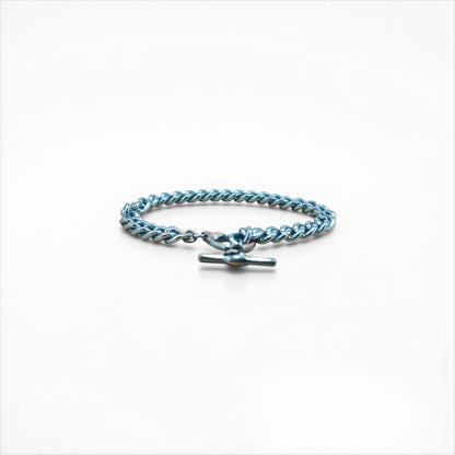 RALPH LAUREN Curb Chain Toggle Bracelet in Silver