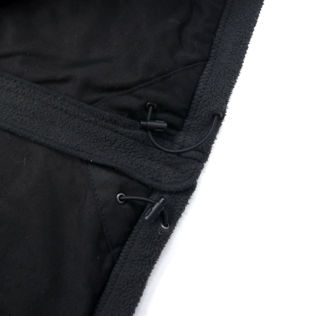 THE NORTH FACE Full Zip Fleece Jacket L Black Polyester One Point Logo Embroidery