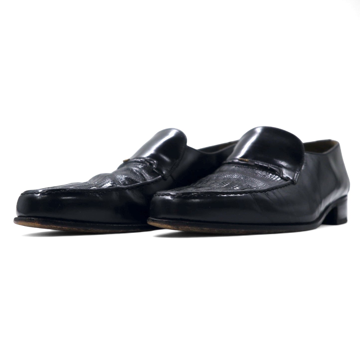 BALLY Swiss Made Slip-on Loafers US7 Black Leather LENARD 03 – 日本然リトテ