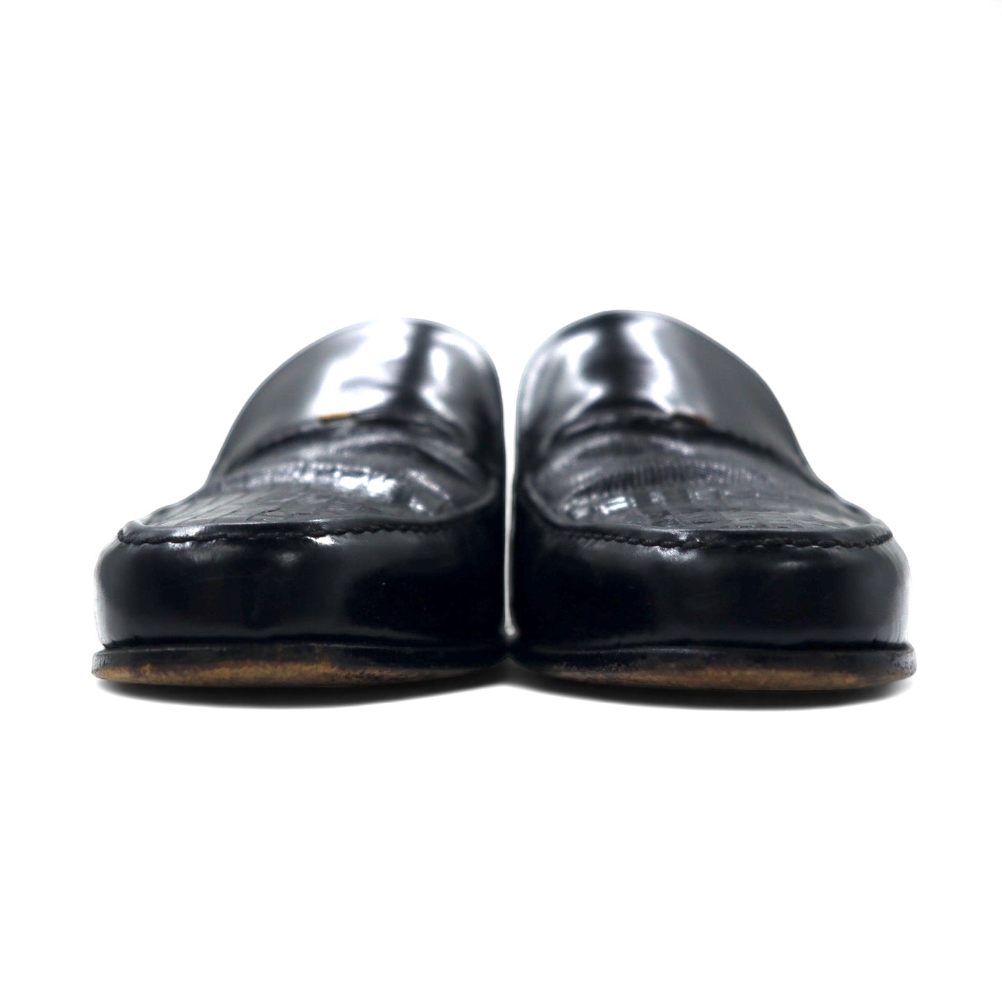 BALLY Swiss Made Slip-on Loafers US7 Black Leather LENARD 03 – 日本然リトテ