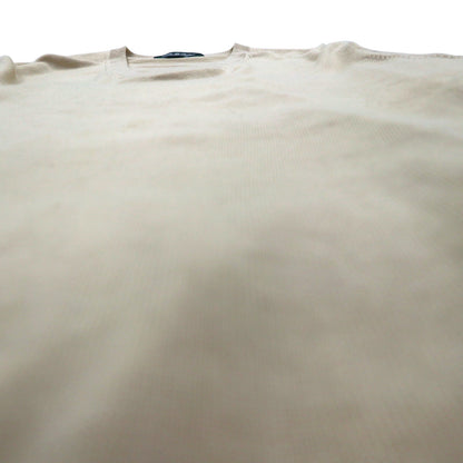 Brooks Brothers セーター Vネック シルクニット セーター L ベージュ コットン COUNTRY CLUB