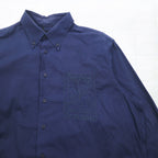 JC de Castelbajac × WARNER BROS Made in Italy 90s Button-down Shirt L Navy LOONEY TUNES Bugs Bunny Embroidery