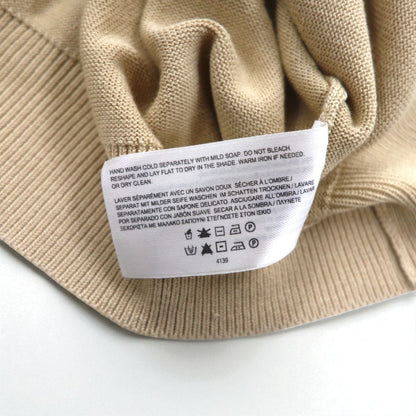Brooks Brothers セーター Vネック シルクニット セーター L ベージュ コットン COUNTRY CLUB