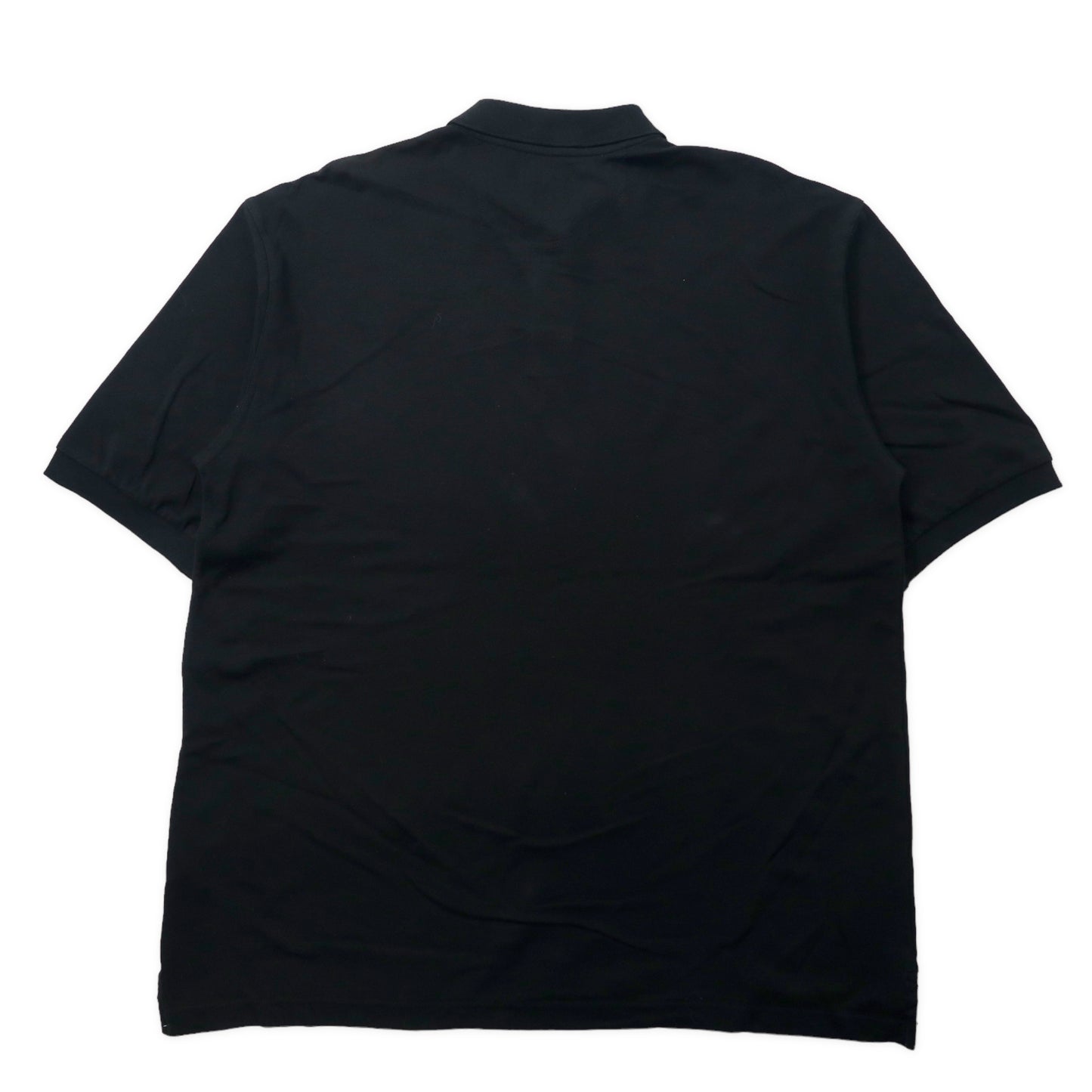 カナダ製 FILA 90年代 ポロシャツ XL ブラック コットン ワンポイントロゴ ビッグサイズ 未使用品