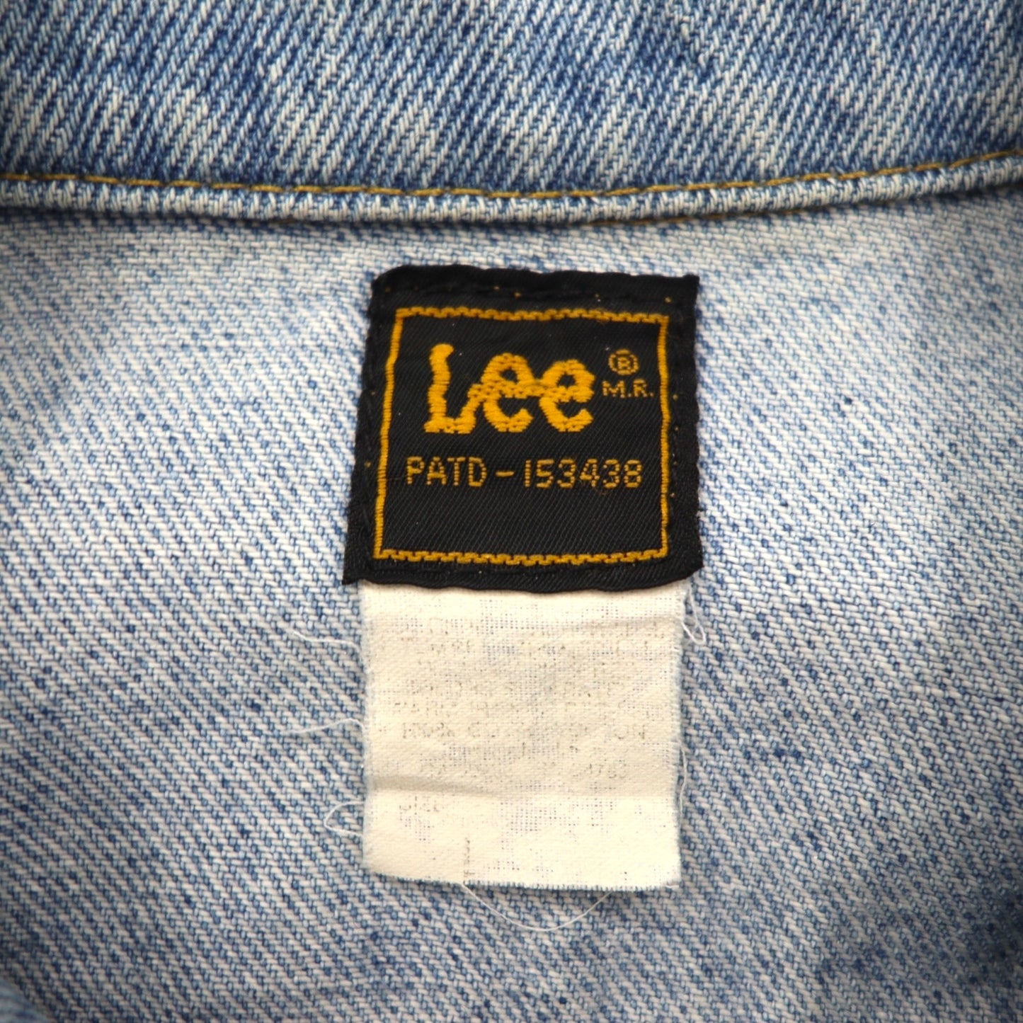 Lee 80年代 101-J デニムジャケット Gジャン L インディゴ M.R. RIDERS PATD-153438