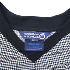 SUNDERLAND of SCOTLAND スコットランド製 ピステ プルオーバー ナイロンジャケット L ホワイト 千鳥格子