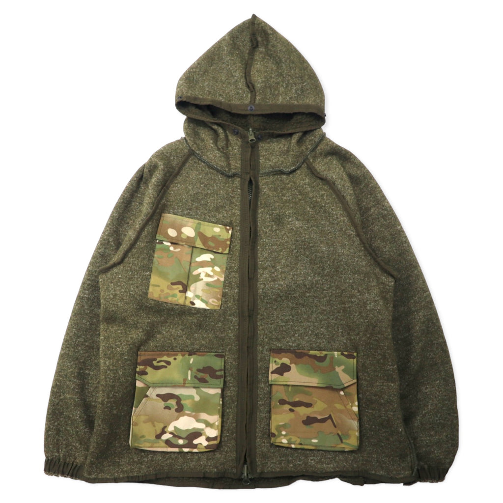 HOUSTON ECWSC 3WAY Cold Weather Parka XL Khaki Camouflage Nylon Water Repellent Boa Fleece Liner Removable Military US ARMY US Army ECWCS PARKA COLD WEATHER 8405-01-228-1316