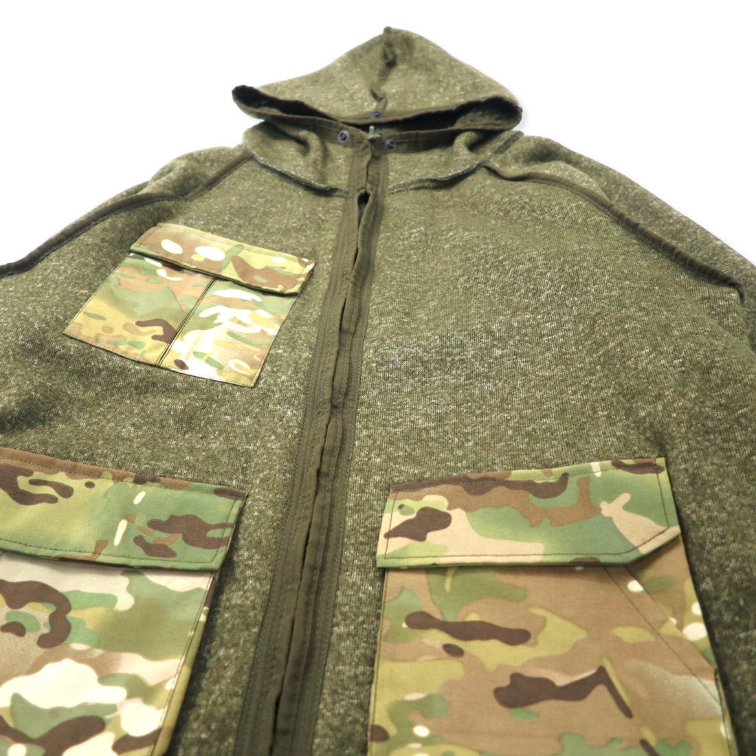 HOUSTON ECWSC 3WAY Cold Weather Parka XL Khaki Camouflage Nylon Water Repellent Boa Fleece Liner Removable Military US ARMY US Army ECWCS PARKA COLD WEATHER 8405-01-228-1316