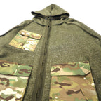 HOUSTON ECWSC 3WAY Cold Weather Parka XL Khaki Camouflage Nylon Water Repellent Boa Fleece Liner Removable Military US ARMY US Army ECWCS PARKA COLD WEATHER 8405-01-228-1316