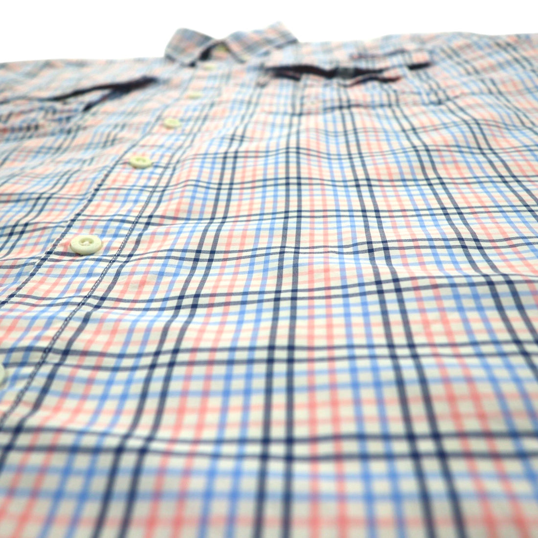 Columbia PFG Super Bahama UVカット オムニシェード バハマ フィッシングシャツ L ホワイト ブルー チェック ナイロン FM7190