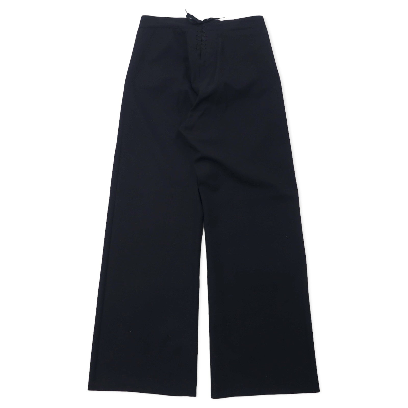 US NAVY 80年代 13ボタン ワイド セーラーパンツ 34R ネイビー メルトン ウール ミリタリー 8405-01-076-6024 GARMENT CORPORATION