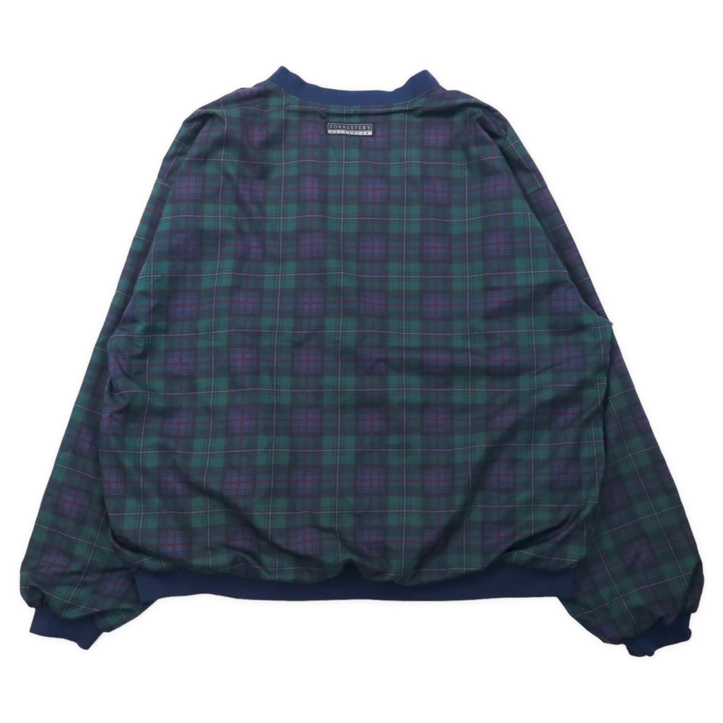 FORRESTER'S Pistple Over Windbreaker XXL Green Tartan CHECKED