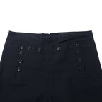 US NAVY 80年代 13ボタン ワイド セーラーパンツ 34R ネイビー メルトン ウール ミリタリー 8405-01-076-6024 GARMENT CORPORATION