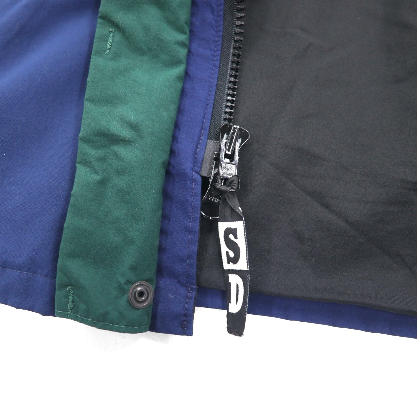 SIERRA DESIGNS 90年代 カナダ製 ゴアテックス GORE-TEX マウンテンジャケット XL ネイビー 防水 ダブルジップ BLACK WATER DESIGNS LIMITED