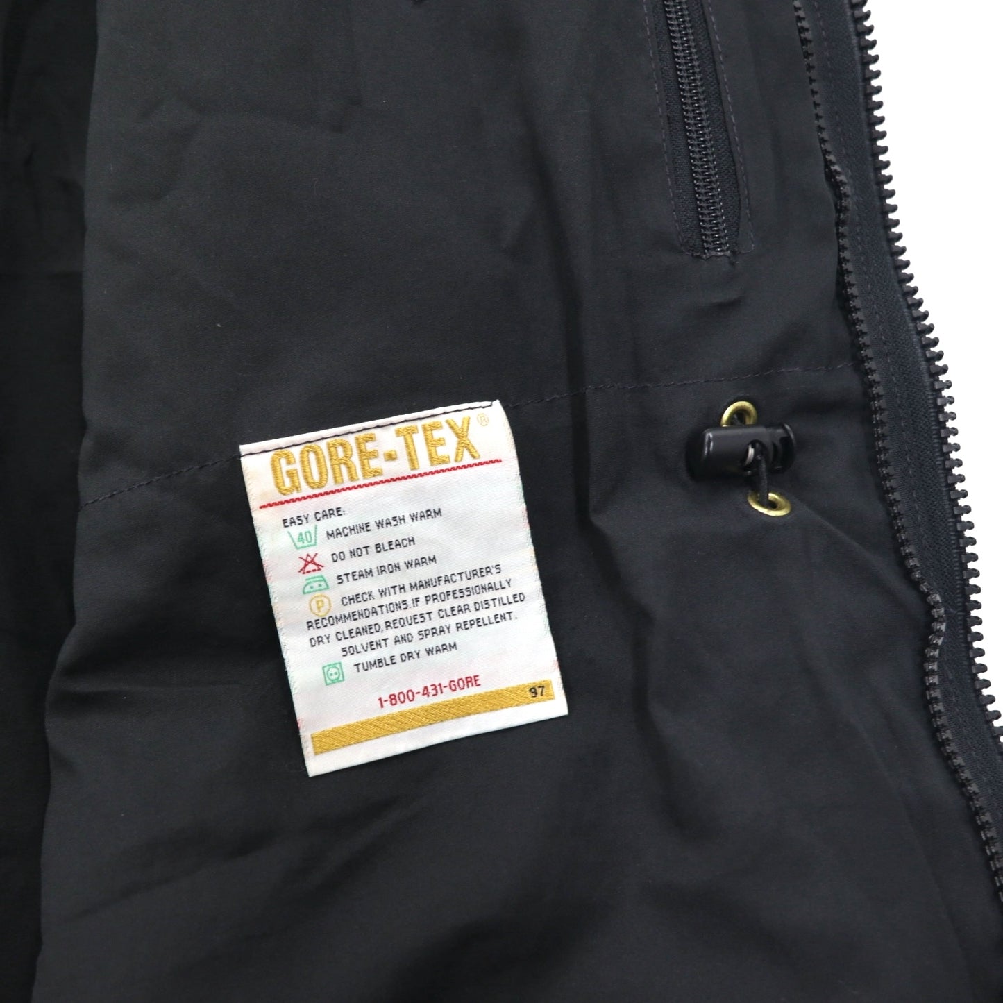 SIERRA DESIGNS 90年代 カナダ製 ゴアテックス GORE-TEX マウンテンジャケット XL ネイビー 防水 ダブルジップ BLACK WATER DESIGNS LIMITED