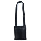 日本然リトテ-古着オンライン-Salvatore Ferragamo イタリア製 ガンマソフト ショルダーバッグ ブラック レザー ガンチーニ モノグラム 型押し FB-24 9420-Salvatore Ferragamo Italy Made Gamma Soft Shoulder Bag Black Leather Gancini monogram Embossed FB-24 9420