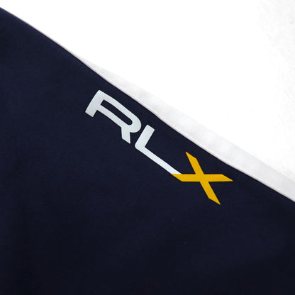 RLX Ralph Lauren トラックジャケット ジャージ 2XL ネイビー コットン サイドライン